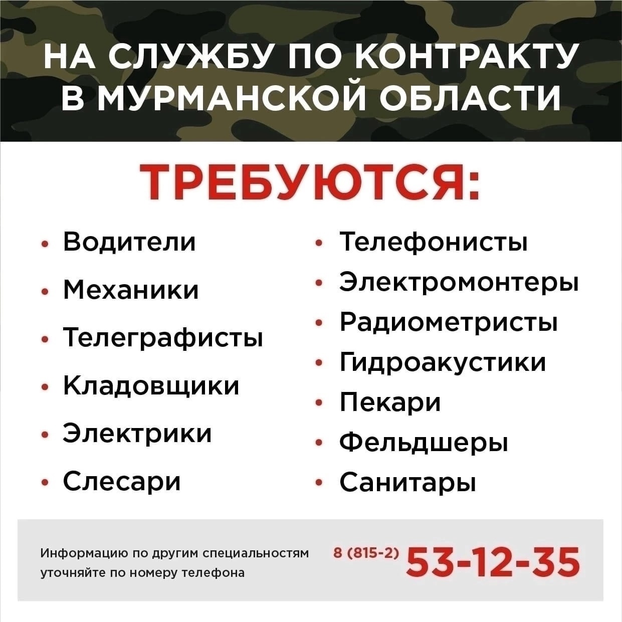 Контракт в мурманске. Служба по контракту в Мурманске отзывы