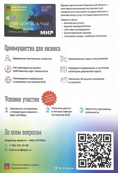 Единая карта жителя мурманской области как получить