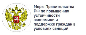 Меры Правительства РФ по повышению устойчивости экономики и поддержке граждан в условиях санкций